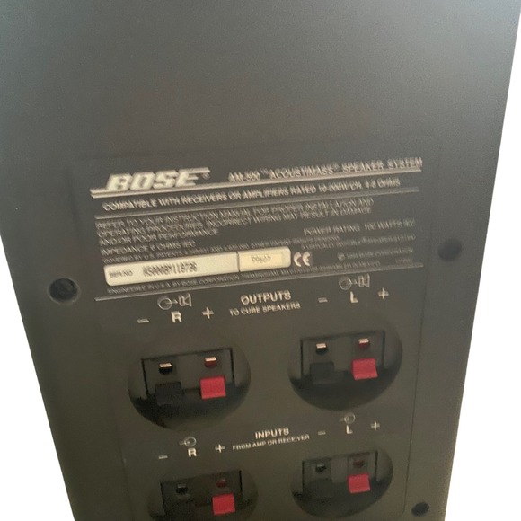 Bose AM 5 "Acoustimass" Speaker System Subwoofer Cube Speakers - Picture 3 of 3